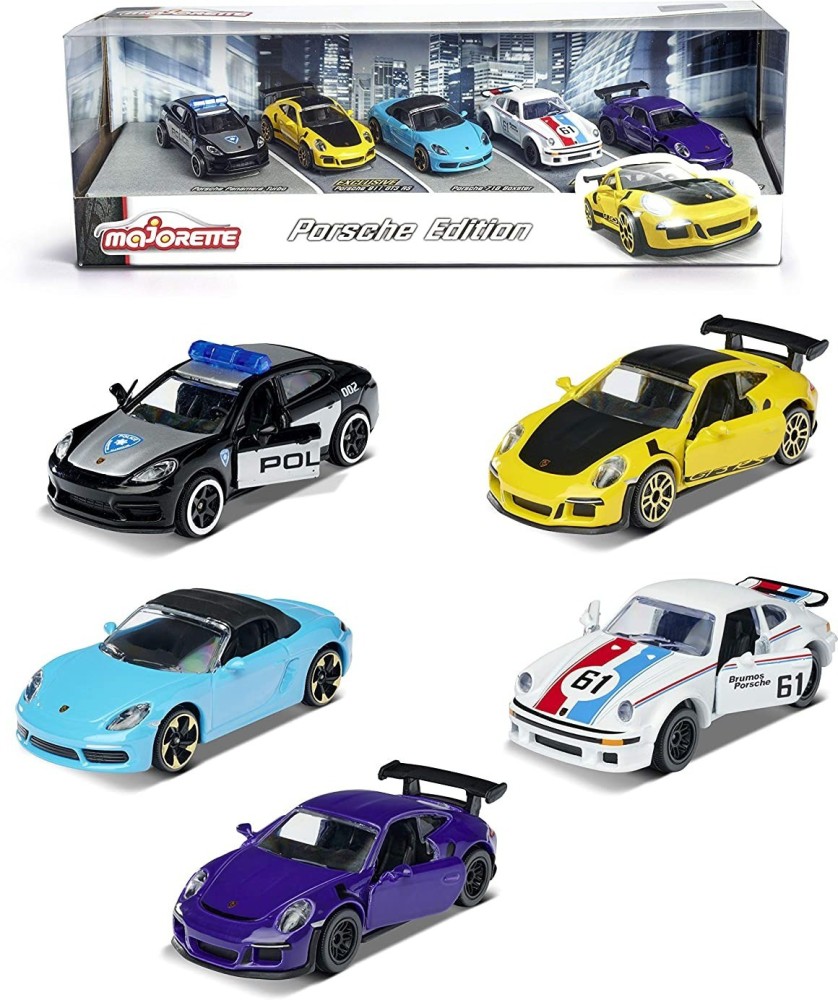 Majorette Porsche Colorful Racing Toy Car with Rotating Wheels Die