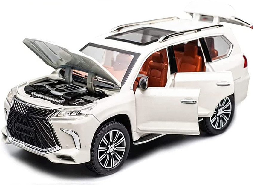 DEUSON ECOM 1 24 Scale Big Die cast Metal Toy Car for Kid Model LEXUS Pullback Light Sound 1 24 Scale Big Die cast Metal Toy Car for Kid Model LEXUS Pullback Light