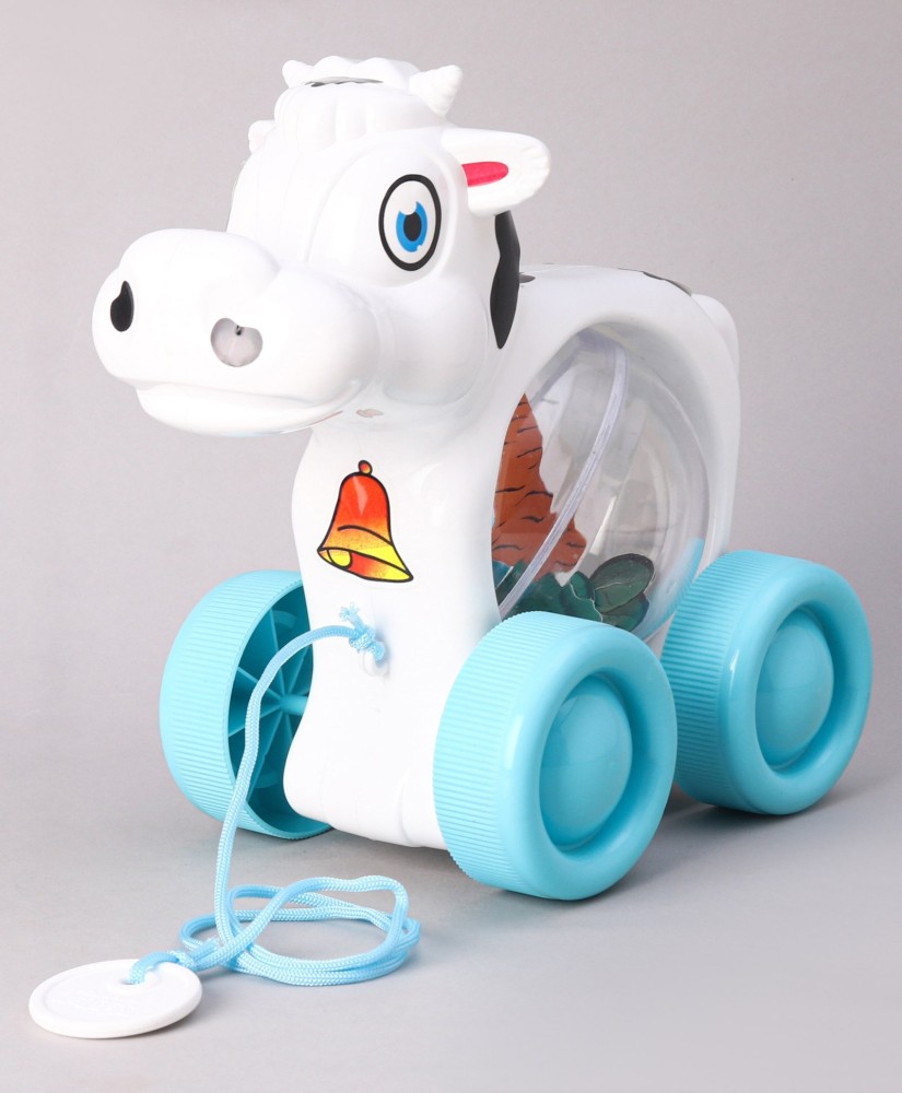 Zokato Moo Cow Toy Pull Along