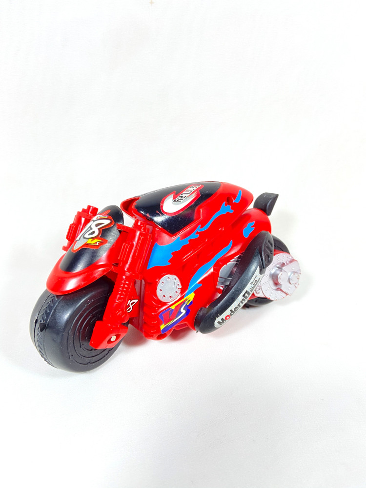Becreation Friction Powered Racing Bike Toy for Kids Multicolour