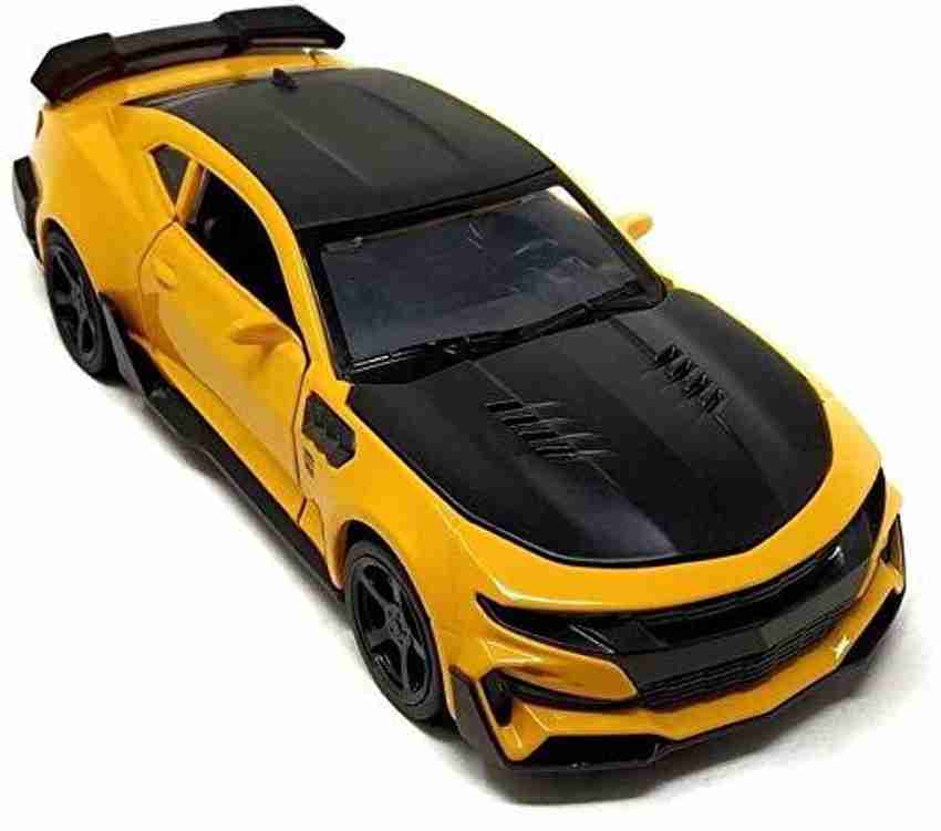 Galactic 1 32 Die cast Bumblebee Pullback Toy Car for Kids Best Gifts Vehicle Toys for Kids Sound and Light Pull Back Cars Toys 1 32 Die cast Bumblebee Pullback Toy Car for Kids Best Gifts Vehicle Toy...