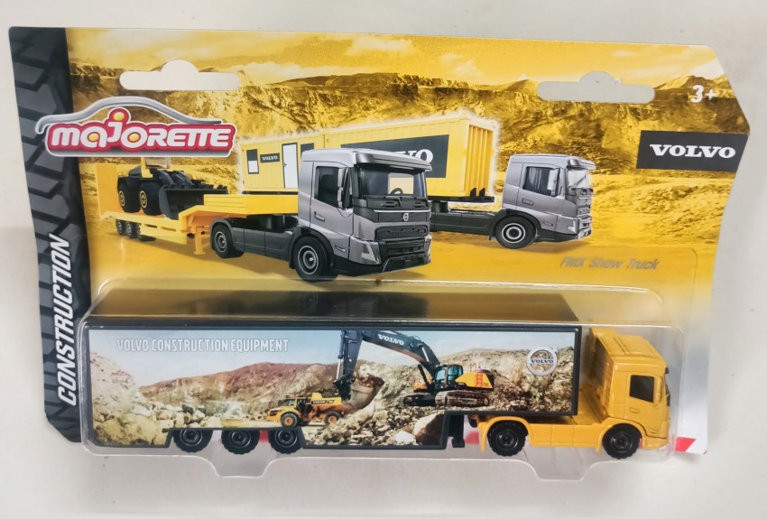 Volvo Truck FMX Skip Yellow color Construction series Majorette Scale 1:87