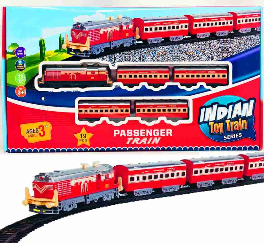 Light up train track hot sale set