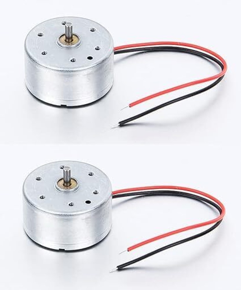 Electronic Spices Dual Shaft 3v Dc Gear Motor 9v Dc Motor Plastic for Toy  Cars - Multicolor (Pack of 2) : : Toys & Games