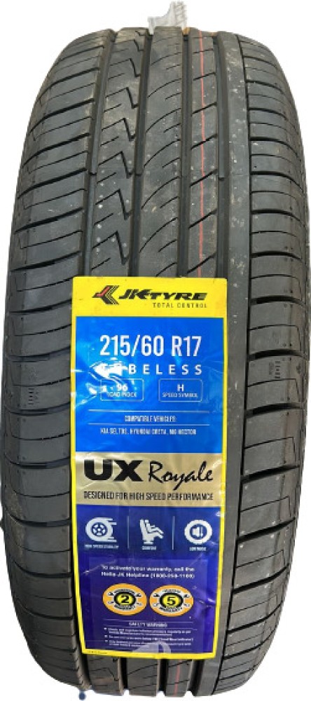 JK TYRE 215/60 R17 4 Wheeler Tyre Price in India - Buy JK TYRE 215