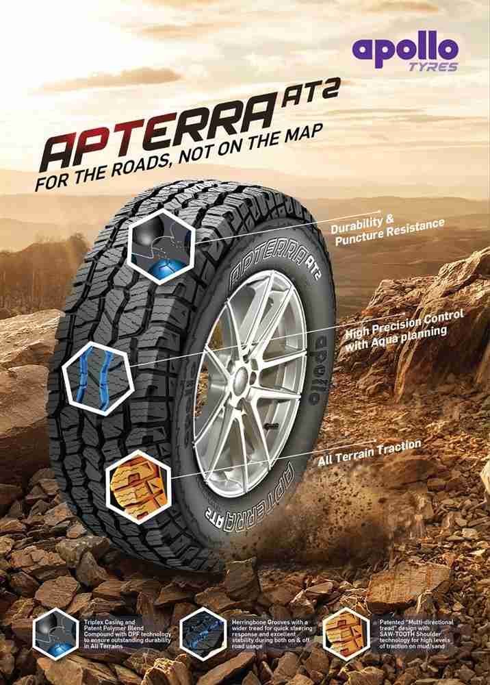Apollo APTERRA CROSS 4 Wheeler Tyre Price in India - Buy Apollo APTERRA  CROSS 4 Wheeler Tyre online at