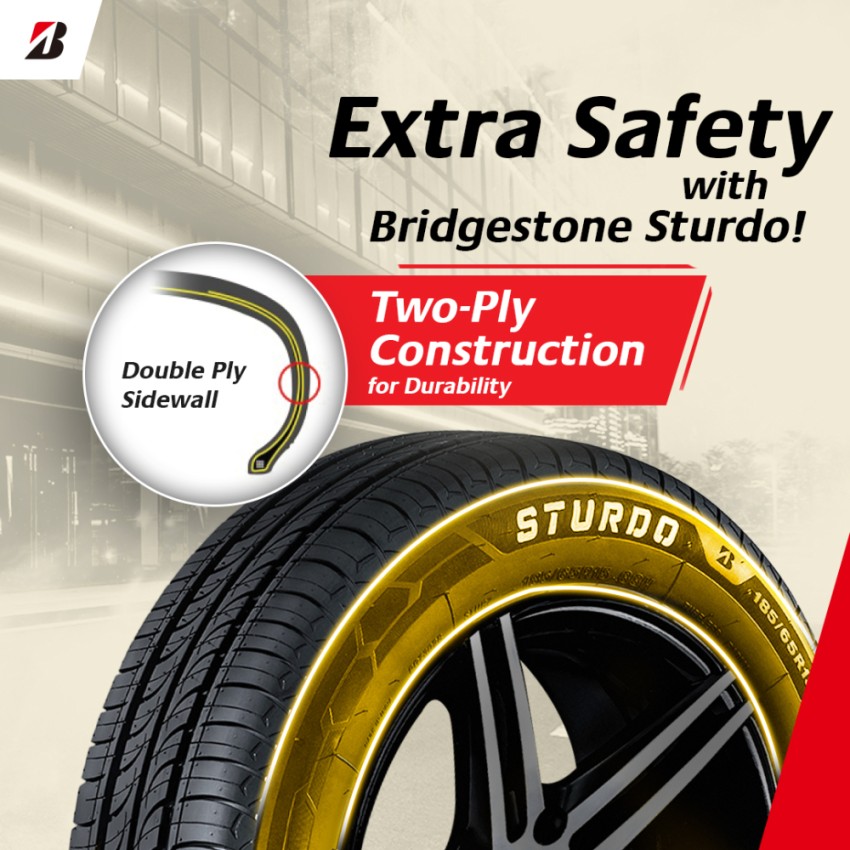 BRIDGESTONE STURDO 4 Wheeler Tyre Price in India Buy BRIDGESTONE