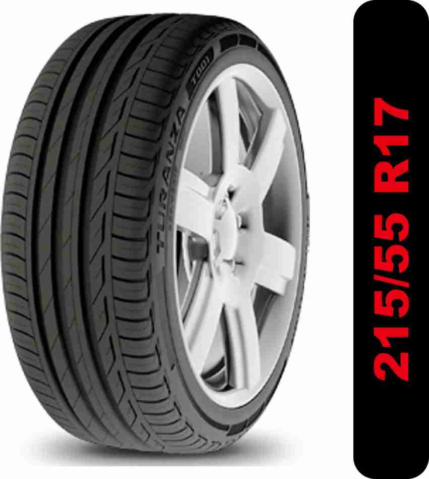 BRIDGESTONE 215/55R17 T001 4 Wheeler Tyre Price in India - Buy 