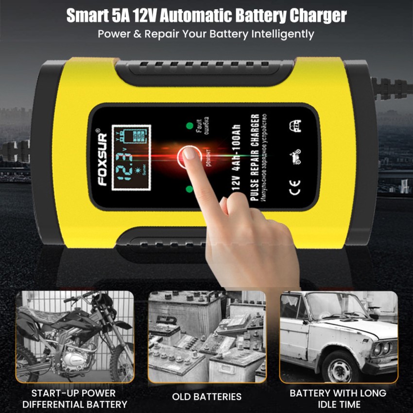 Partidor Cargador De Batería 12v Auto Moto Carga Rápida Inteligente -  LhuaStore – Lhua Store