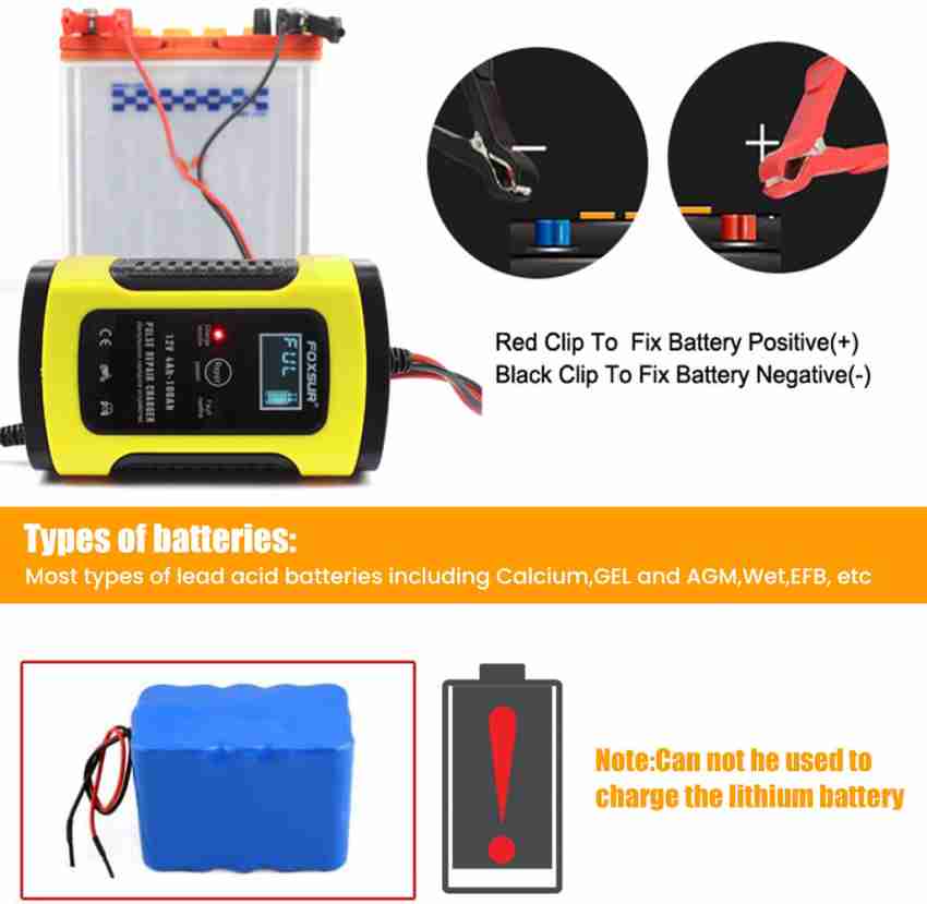 12v automotive battery deals charger