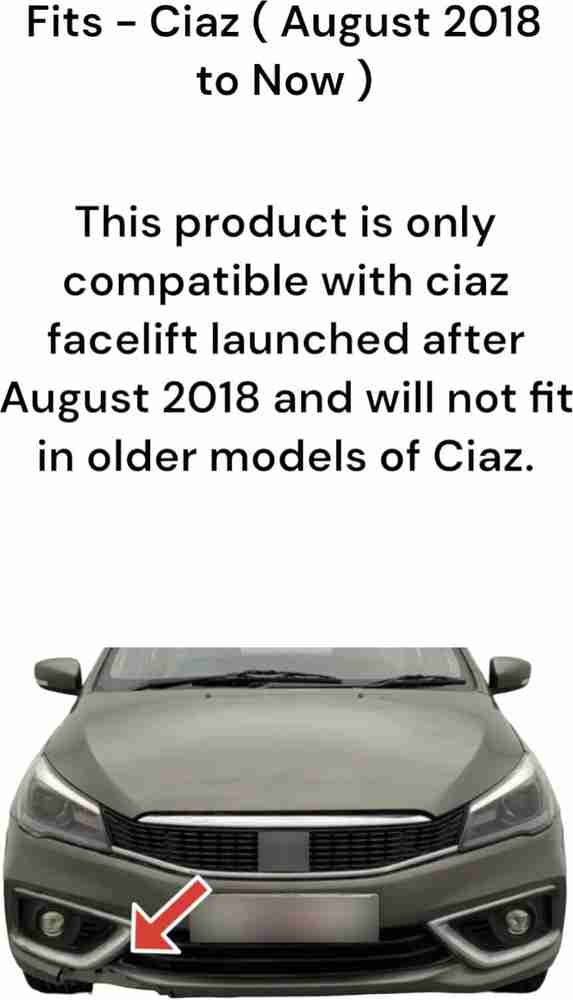 Ciaz front bumper cover discount