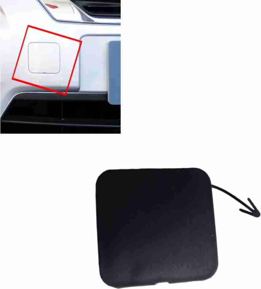 My IND Front Bumper Tow Hook Cover Cap Black ABS Eye Cover