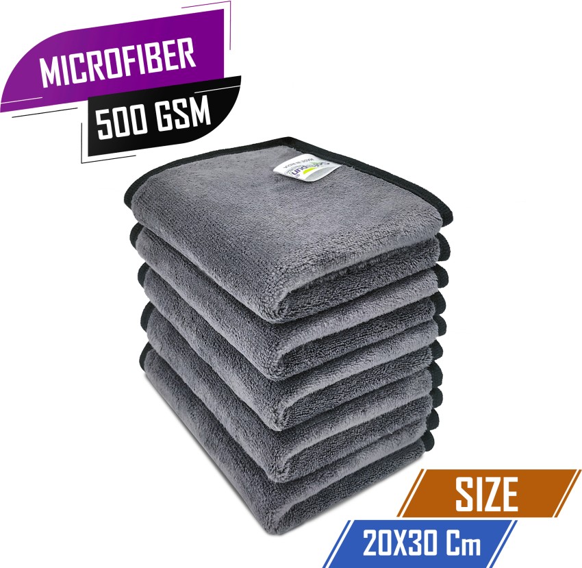 Buy SOFTSPUN Microfiber Super Absorbent Cloth, 500 GSM 20X30 Cms 5