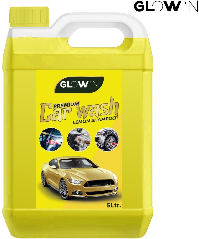 GLOWN MAX-Power Car Wash Shampoo lemon 5 L Car Washing Liquid Car Washing  Liquid Price in India - Buy GLOWN MAX-Power Car Wash Shampoo lemon 5 L Car  Washing Liquid Car Washing