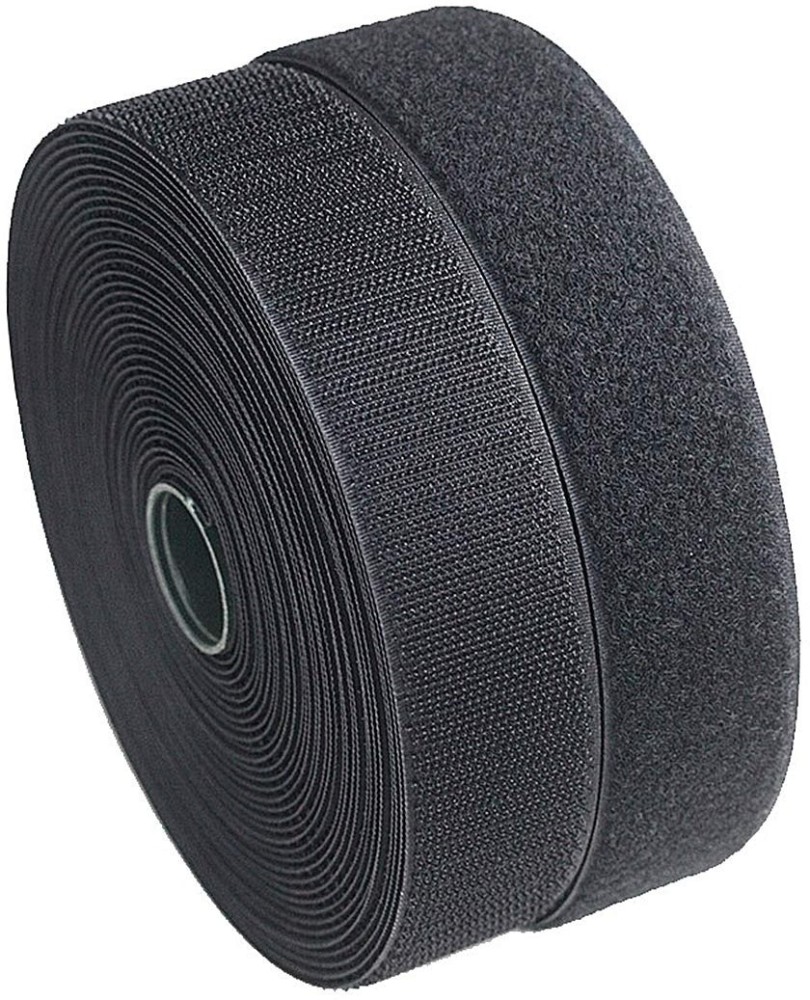 Royalkart Hook And Loop Tape Roll Strips With Adhesive Back