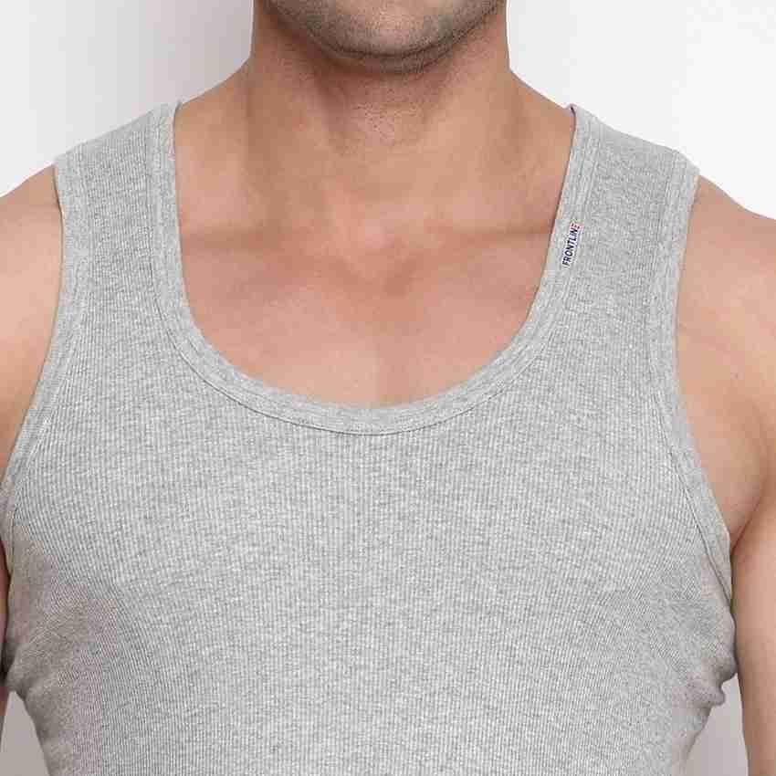 Rupa Frontline Cotton U-Neck Undershirt Vest for Men