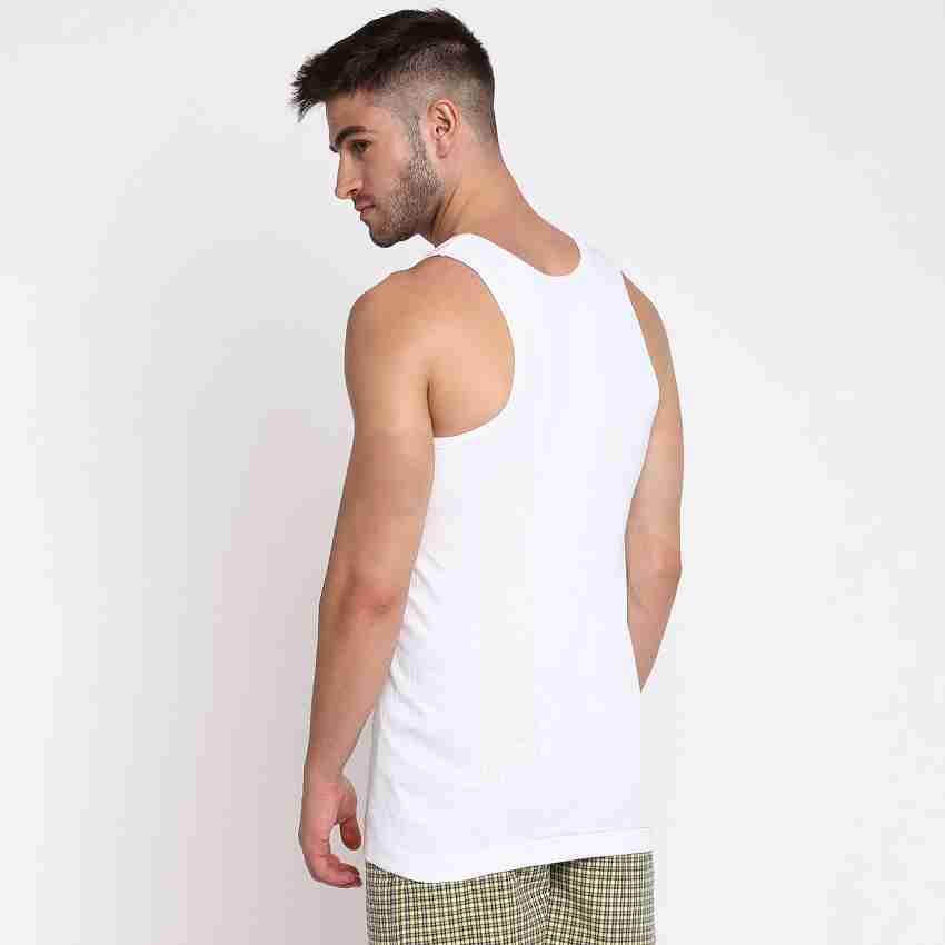 New 2 Mens Poomex ultimate Cotton Sleevless Vest Tank Top