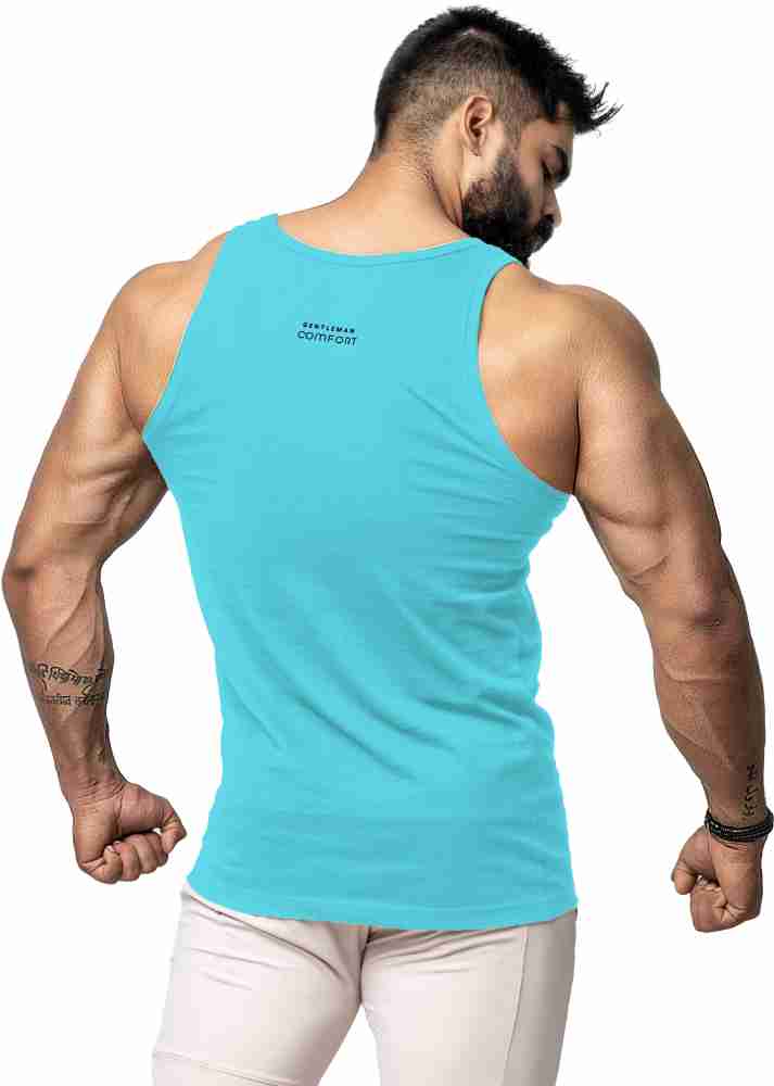 JUARI BE A GENTLEMAN Sleeveless Gym Vest for Men Pack of 2