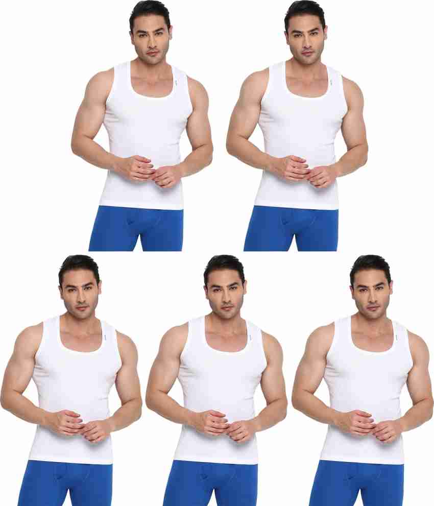 Stylish Rupa Frontline Cotton Vest For Men - 3 Piece Set