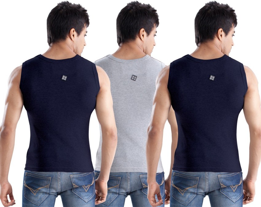 Dollar Bigboss Men Vest - Buy Black, Grey, Navy Blue Dollar Bigboss Men Vest  Online at Best Prices in India