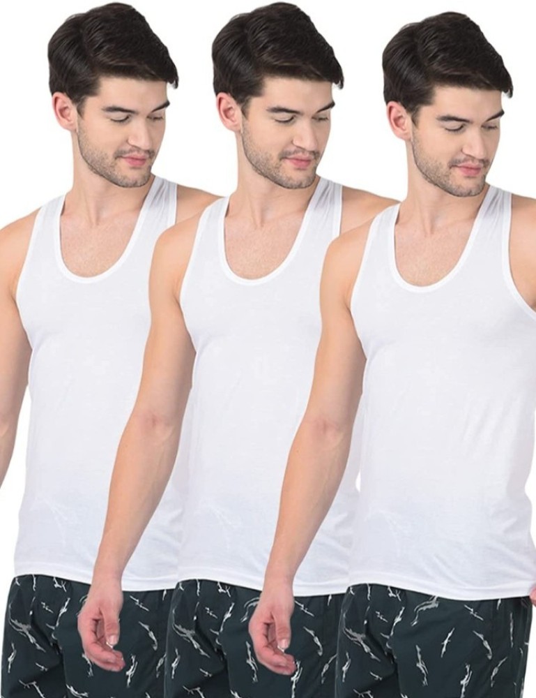 Buy Poomex Elegant Men's Gym Vest(Pack of 2) at
