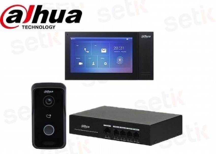 Kit de Videoportero Dahua, frente de calle de 1.3 MP, Monitor de 7, 1024 x  600p.