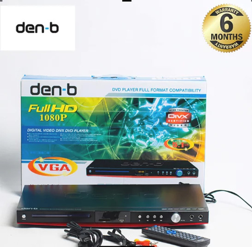 VOLTAC Den-B DVD USB VGA MP3 MP4 MPEG HDMI DVD DIVX Player with  