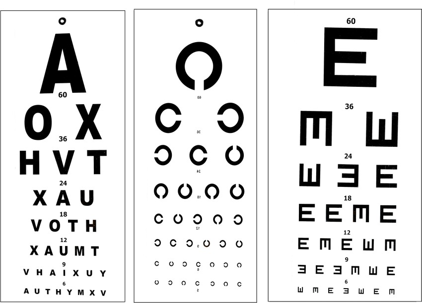 Ansh Enterpris eye test chart Number Vision Test Chart Vision