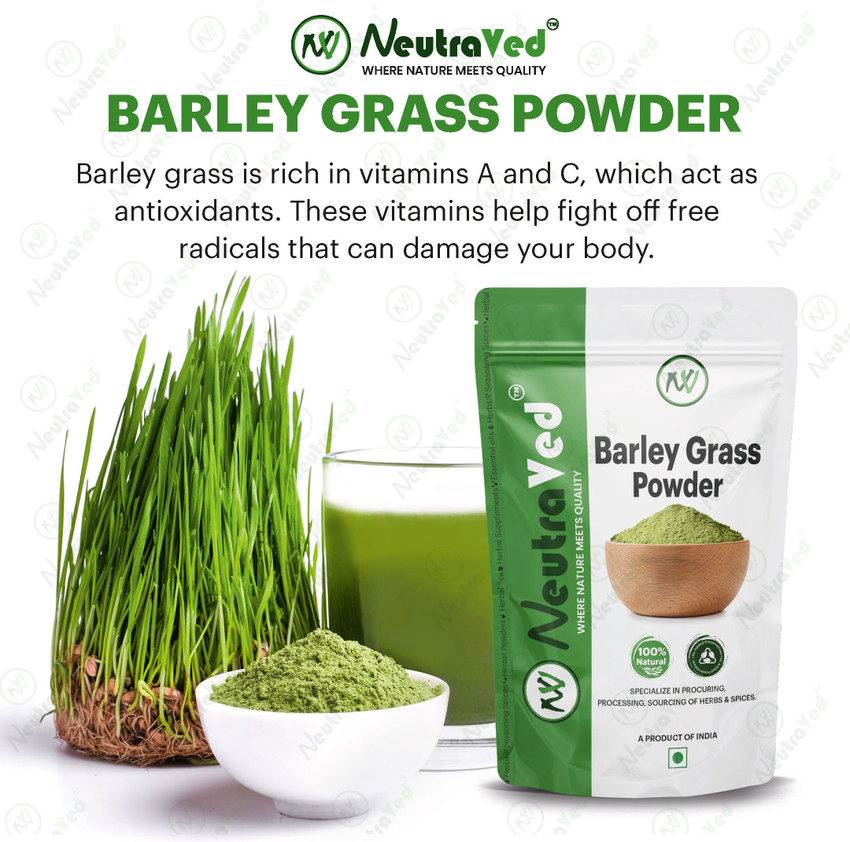 NeutraVed Barley Grass Exploring the Benefits of Barley Grass Powder Price in India Buy NeutraVed Barley Grass Exploring the Benefits of Barley Grass Powder online at Flipkart