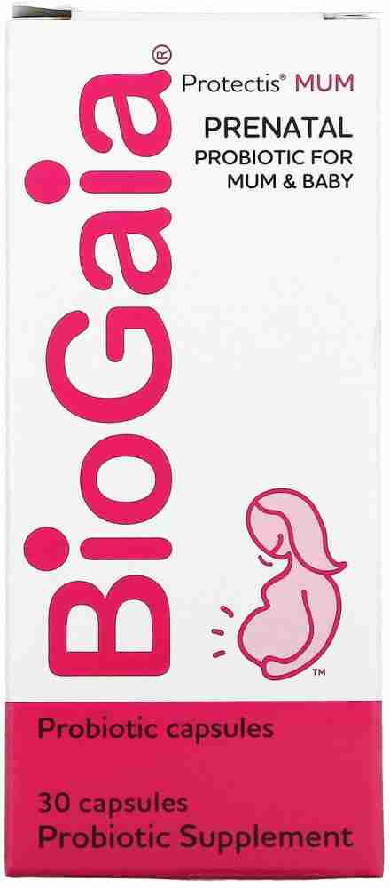 BioGaia Protectis Mum | Un probiotique prénatal | Utile pour maman & amp;  Bébé | Soutenez bébé & # x27; s Développer Digestif & amp; Systèmes