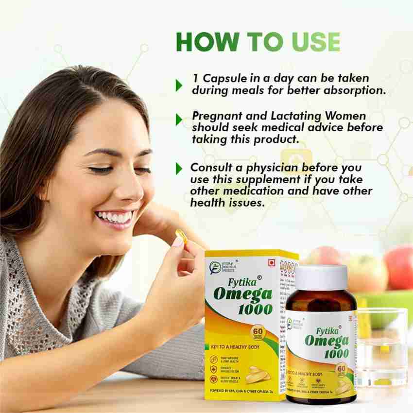 FYTIKA HEALTHCARE PRODUCTS Omega 1000 Fatty Acid Capsule