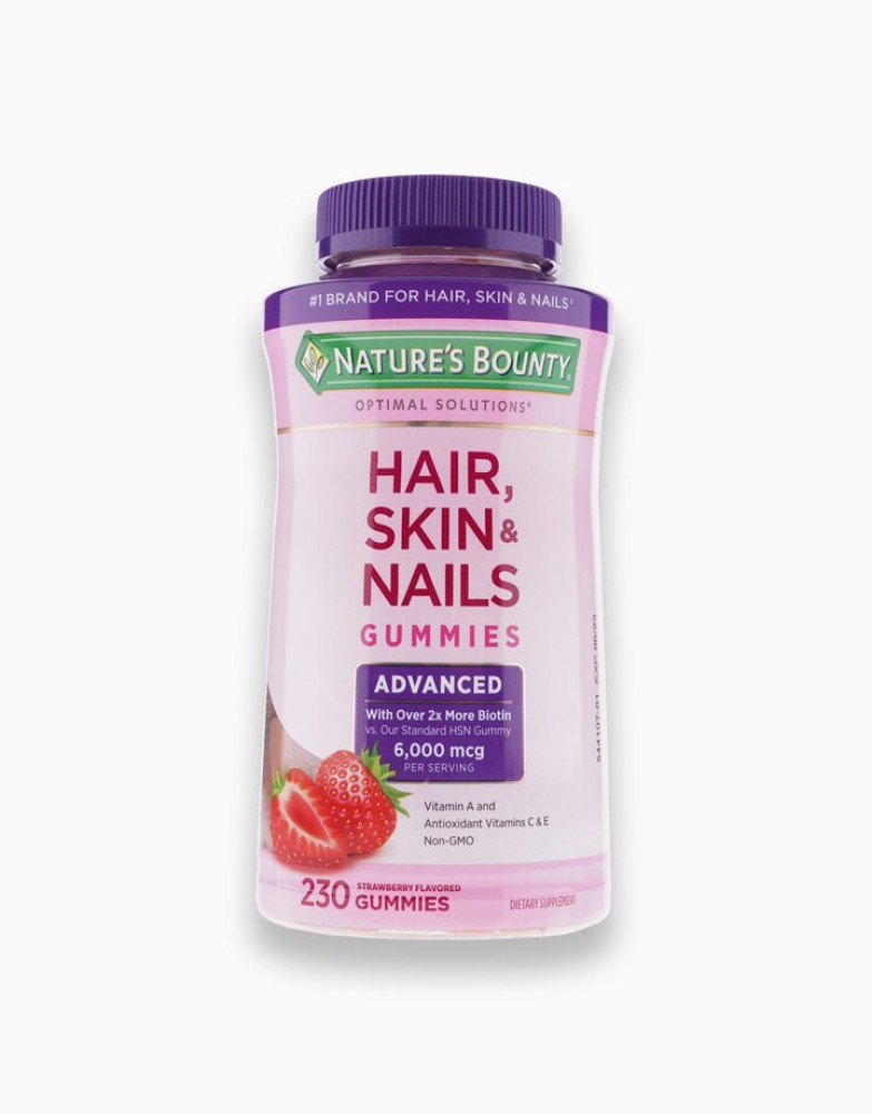 Nature's Bounty Hair, Skin and Nails Gummies with Collagen and Biotin -  Zinc - - 74312000010 | eBay