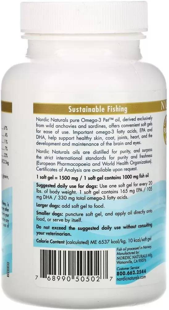 Nordic naturals omega 3 dog new arrivals