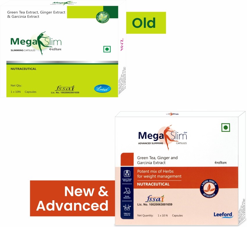 megaslim Slimming Capsules 10 Capsules Pack of 2 Price in India - Buy megaslim  Slimming Capsules 10 Capsules Pack of 2 online at