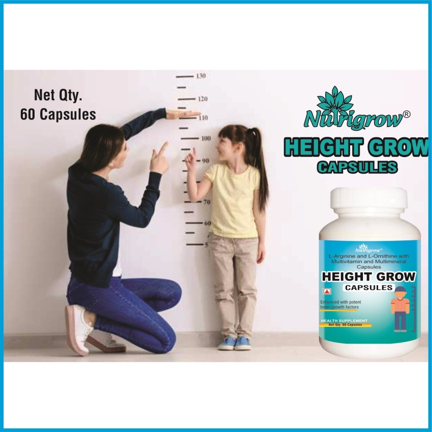 NUTRIGROW Height Grow 60Capsules pack of 1 Price in India Buy