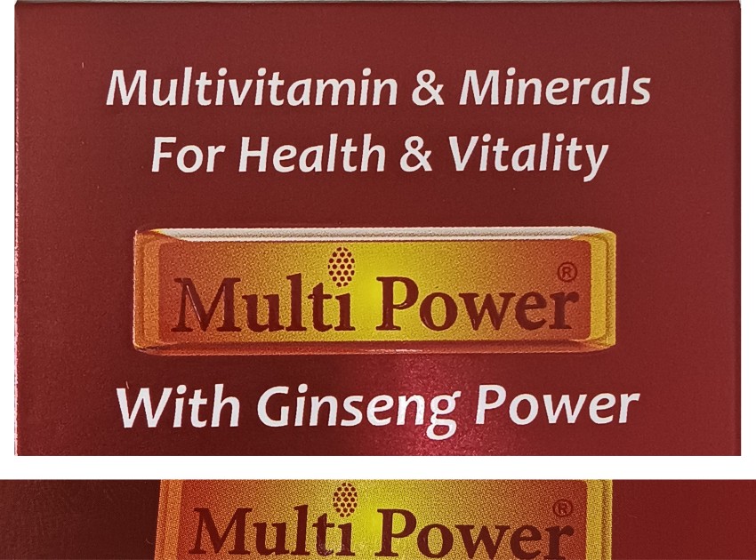 MEDRICH Multipower Maltivitamine capsule pack of 3 Price in India - Buy  MEDRICH Multipower Maltivitamine capsule pack of 3 online at
