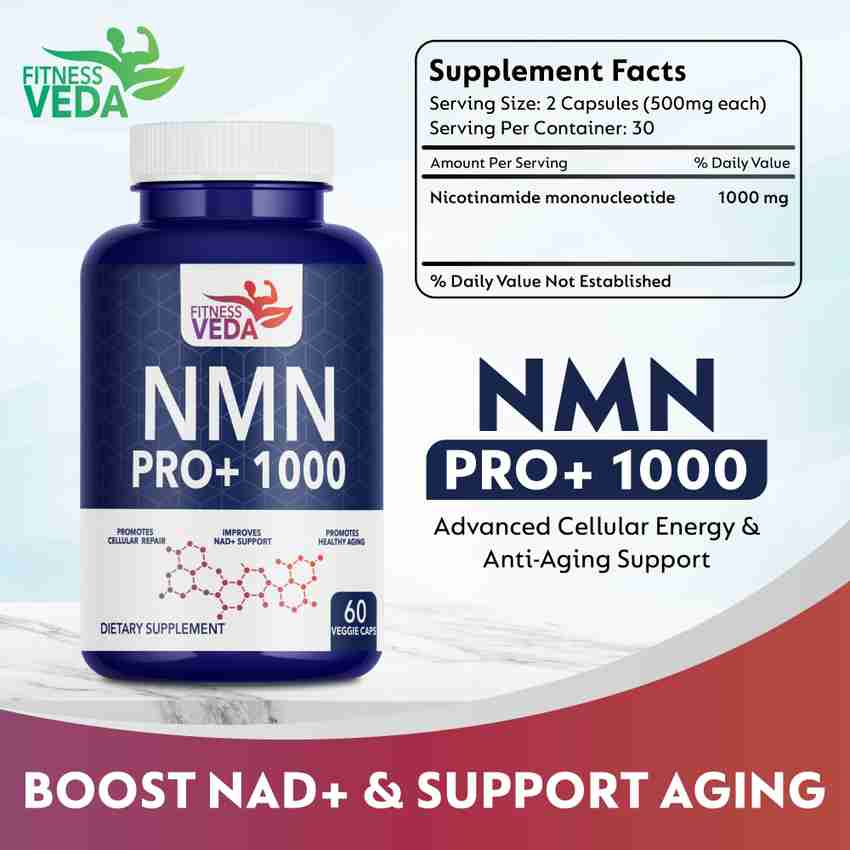 FITNESSVEDA NMN Supplement | NMN Nicotinamide Mononucleotide | NMN  