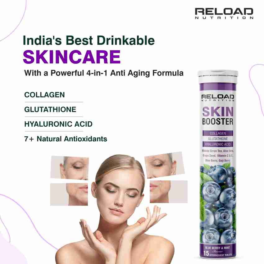 RELOAD NUTRITION Glutathione Collagen Skin Glow Whitening