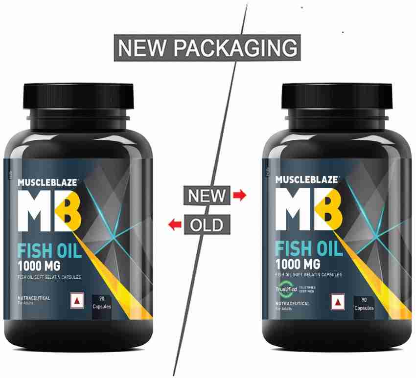 Muscleblaze fish shop oil review