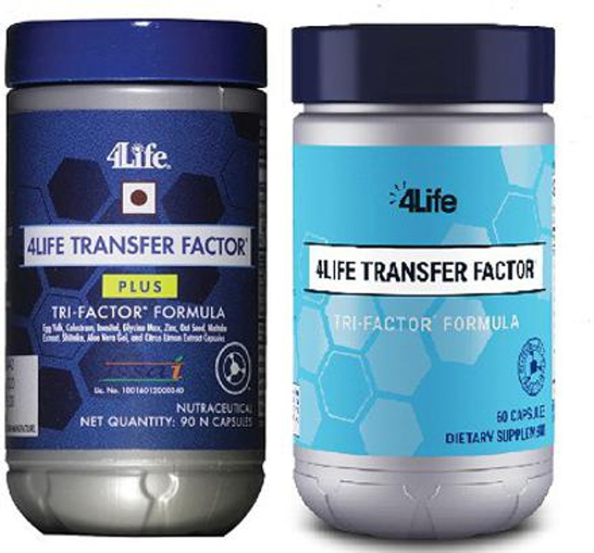 4Life Transfer Factor Plus (90 Capsules) & Tri-Factor Formula (60 