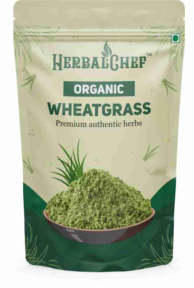 HerbalChef Organic Wheatgrass Powder Superfood GMO Free Vegan Price in India Buy HerbalChef Organic Wheatgrass Powder Superfood GMO Free Vegan online at Flipkart