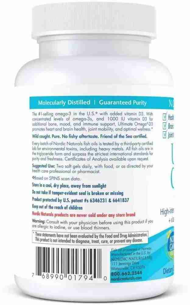 Nordic naturals hotsell ultimate omega d3
