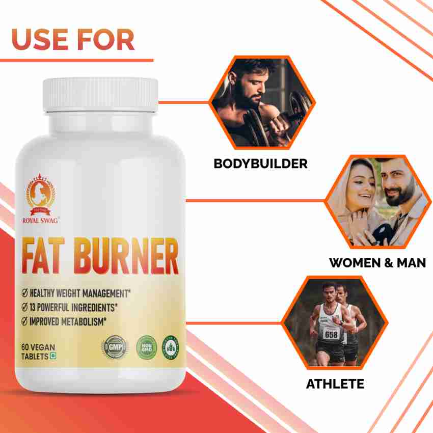 ROYAL SWAG Fat Burner Weight Loss Supplement Energy Booster Fat