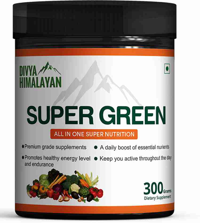 Divya Himalayan Superfood Super Green Herbs Powder with Spirulina Moringa Price in India Buy Divya Himalayan Superfood Super Green Herbs Powder with Spirulina Moringa online at Flipkart