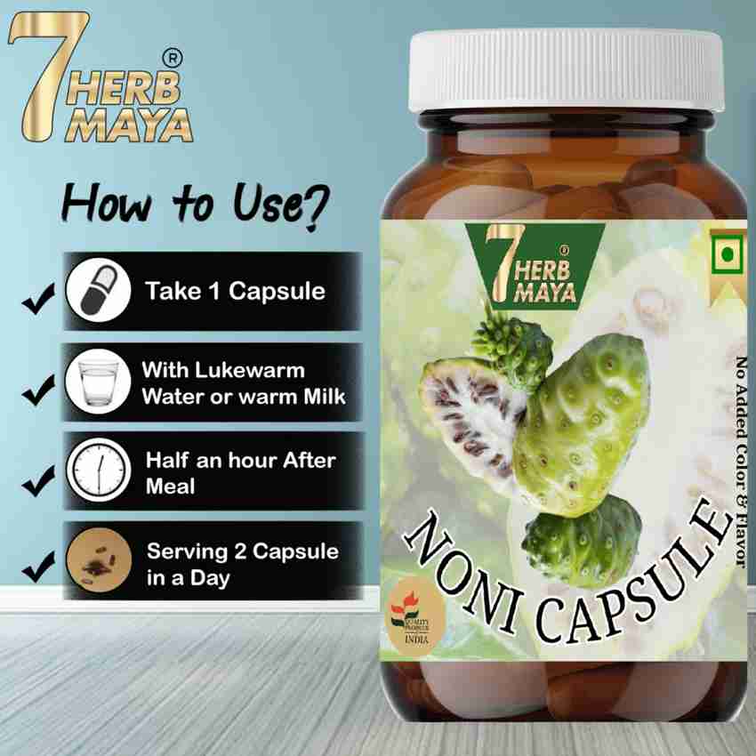 7Herbmaya Noni Capsule Noni Capsules Improve Your Health Boost Immunity Price in India Buy 7Herbmaya Noni Capsule Noni Capsules Improve Your Health Boost Immunity online at Flipkart