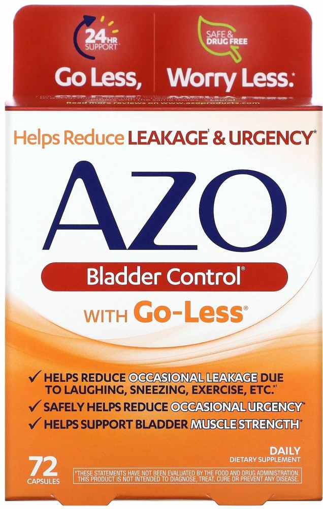 Azo Bladder Control with Go-Less, 72 Capsules Price in India - Buy Azo Bladder  Control with Go-Less, 72 Capsules online at