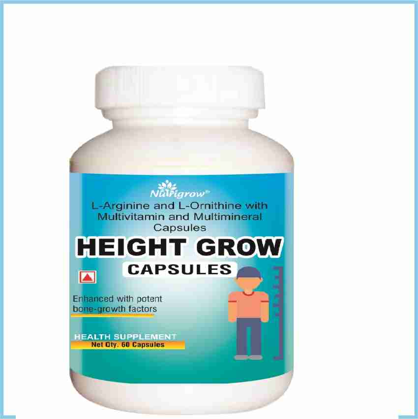 NUTRIGROW Height Grow 60Capsules pack of 1 Price in India Buy