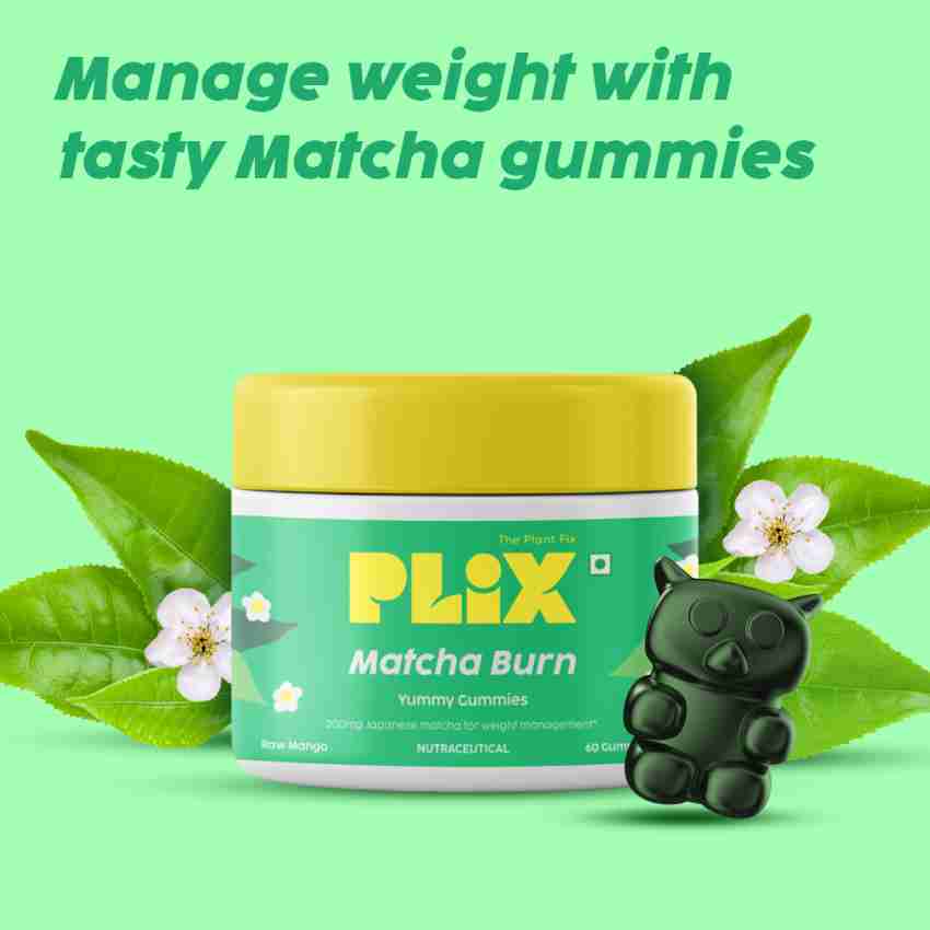 The Plant Fix Plix Japanese Matcha Super Slim 180 Gummies to manage weight  & control stress,Pack of 3 Price in India - Buy The Plant Fix Plix Japanese Matcha  Super Slim 180 Gummies to manage weight & control stress,Pack of 3 online  at