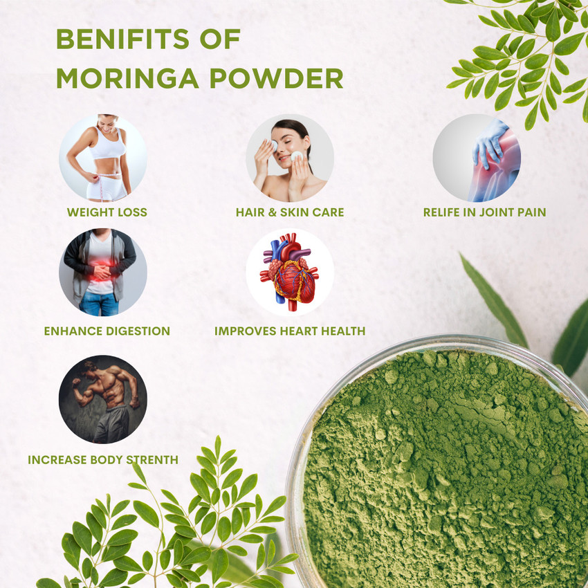 Moringa powder shop for skin