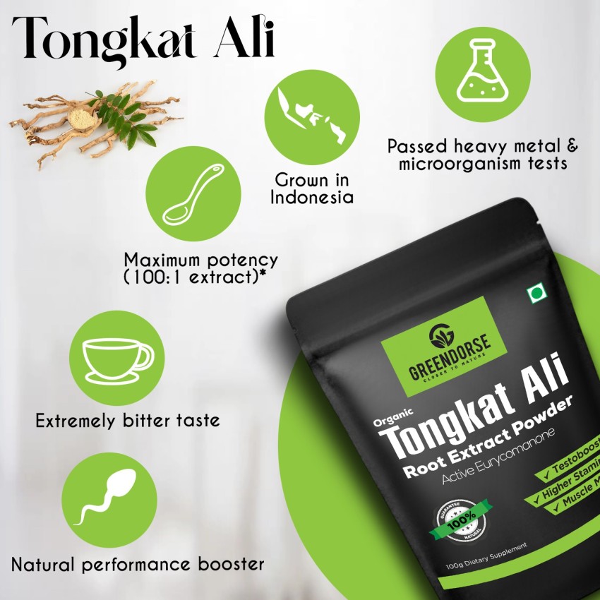 Tongkat Ali 100:1 Extract Powder & Capsules